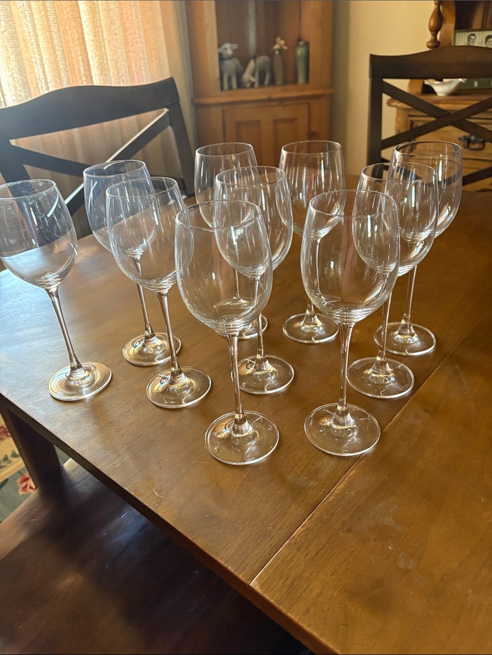 Lenox Clear Crystal Wine Glasses - Set of 11 Clear